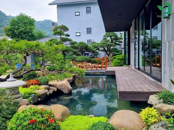 🌿 PHÚ GIA LANDSCAPE – THIẾT KẾ & THI CÔNG HỒ CÁ KOI CHUYÊN NGHIỆP 🐠.