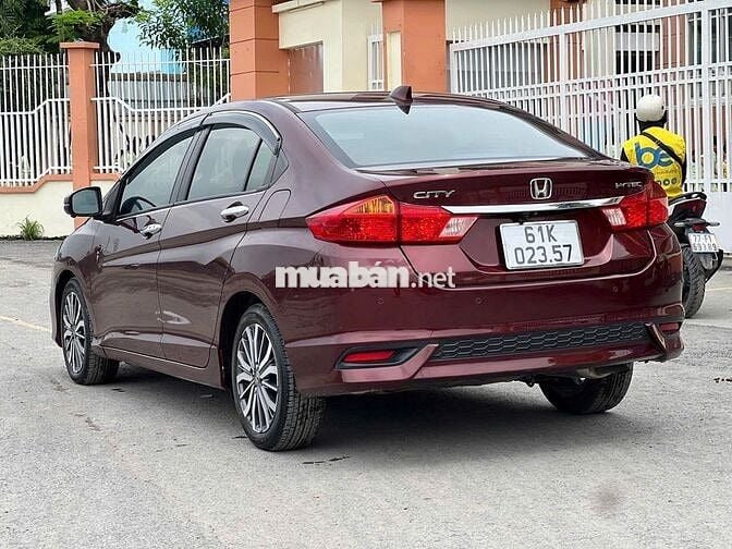 Honda City 2018 1.5 TOP màu đỏ đô rất đẹp