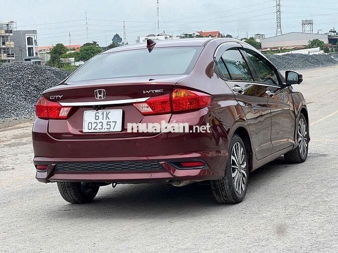 Honda City 2018 1.5 TOP màu đỏ đô rất đẹp