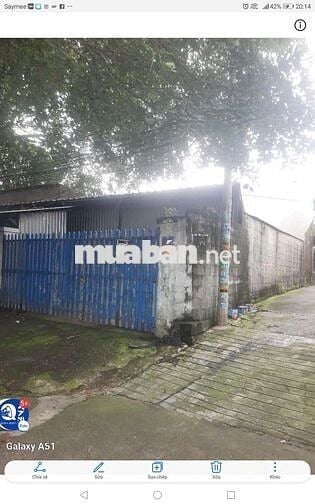 BÁN LÔ ĐẤT 10X17 ĐƯONG XE TẢI 7M SÁT MẶT TIỀN CÂY DA CÓ NHÀ CẤP 4