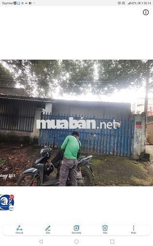 BÁN LÔ ĐẤT 10X17 ĐƯONG XE TẢI 7M SÁT MẶT TIỀN CÂY DA CÓ NHÀ CẤP 4