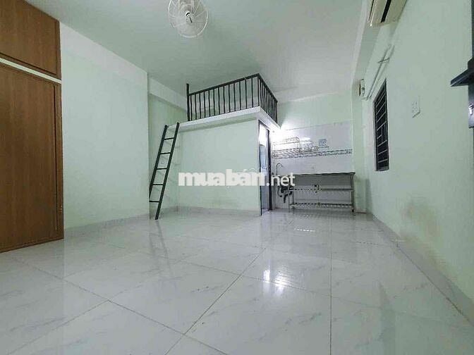 🔥PHÒNG GÁC SẴN NỘI THẤT NGAY KHU HOÀNG HOA THÁM_GẦN GA T3_ETOWN