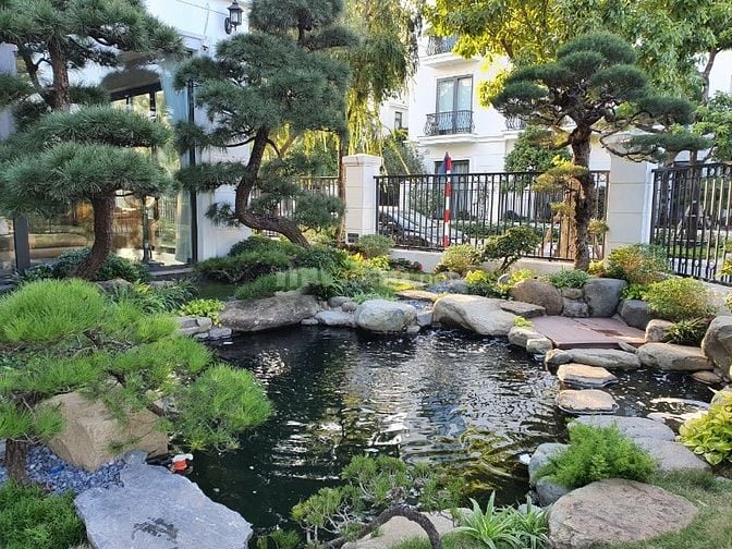 🌿 PHÚ GIA LANDSCAPE – THIẾT KẾ & THI CÔNG HỒ CÁ KOI CHUYÊN NGHIỆP 🐠.