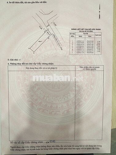 BÁN ĐẤT THỔ DT( 5*23) 1 SẸC ĐƯỜNG THỊ TRẤN TÂN HIỆP, SÁT THỊ TRẤN HM