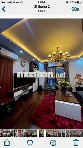 Cho thuê nhà ngọc Lâm Long Biên 50m 5 tầng 6p ngủ fun đồ giá 16 triệu