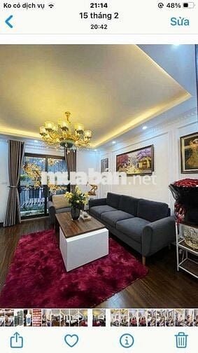 Cho thuê nhà ngọc Lâm Long Biên 50m 5 tầng 6p ngủ fun đồ giá 16 triệu