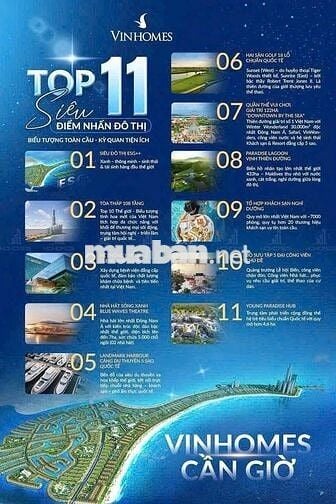 🌟SIÊU ĐÔ THỊ LẤN BIẾN LỚN NHẤT ĐNA - VINHOMES  CẦN GIỜ 🌟