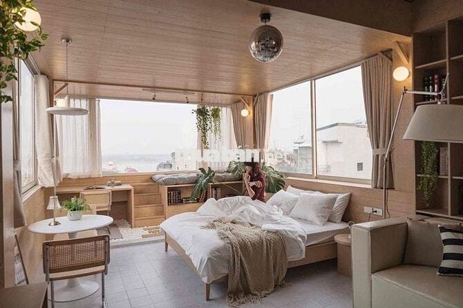 CHO THUÊ CĂN HỘ TÁCH BẾP CAO CẤP NGAY TRUNG TÂM QUẬN 1 AN NINH GIÁ RẺ