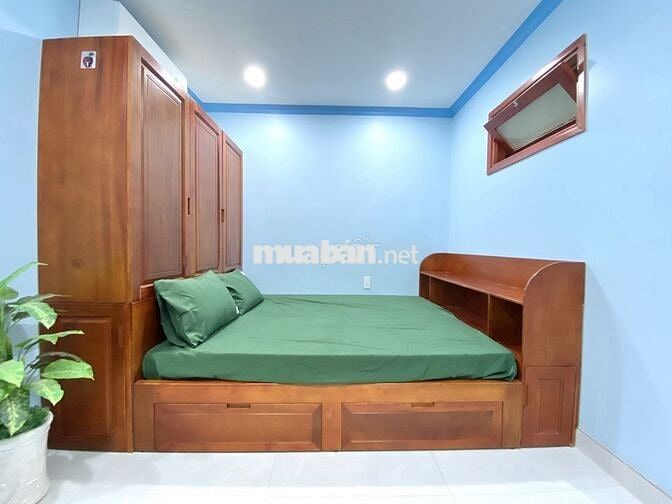 CĂN HỘ FULL NỘI THẤT TÒA NHÀ MỚI XÂY AN NINH NẰM NGAY SVĐ PHÚ THỌ