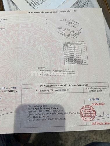 Nhà sổ hồng riêng đường Huỳnh Văn Bánh - Giá Tốt 