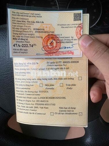 Toyota Land Cruiser 2005 cầu điện GX 4.5