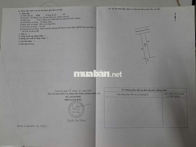 🌿 BÁN ĐẤT CHÍNH CHỦ LONG AN – SỔ HỒNG RIÊNG