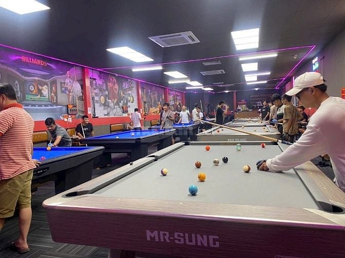 Sang quán Bida thiết kế sang sạch xịn khu đắc địa