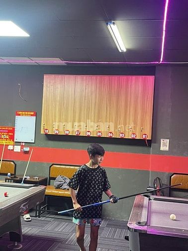 Sang quán Bida thiết kế sang sạch xịn khu đắc địa