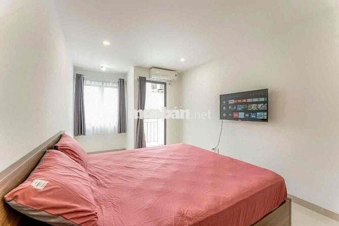 1 PHÒNG NGỦ, MẶT TIỀN THÀNH THÁI, BAN CÔNG, TẦNG HẦM XE, THANG MÁY