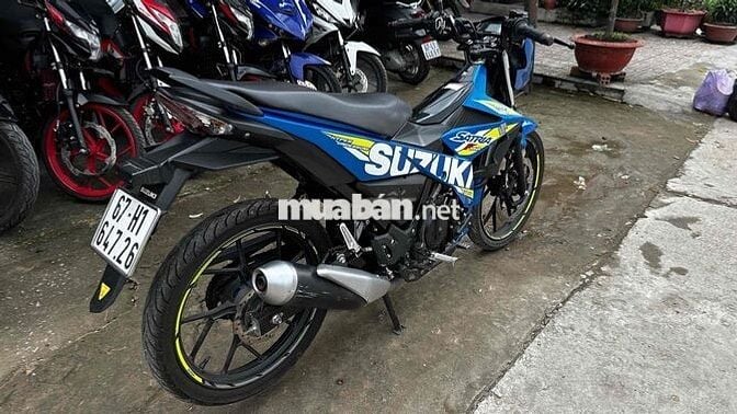 Satria 150 xanh đen 2019 ( hỗ trợ góp )