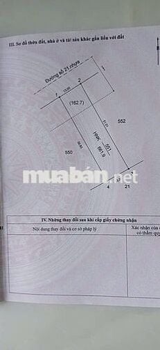 13x51 đường nhựa. Ngay KCN Phước Đông 3200ha. 1 tỷ 287tr