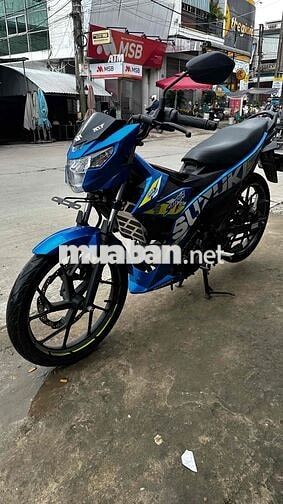 Satria 150 xanh đen 2019 ( hỗ trợ góp )
