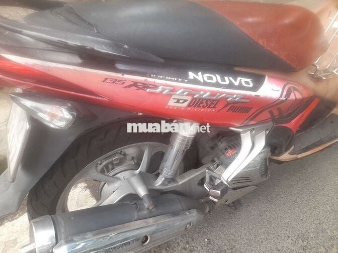 Xe máy Yamaha Nouvo 4 màu đỏ đen 9 chủ