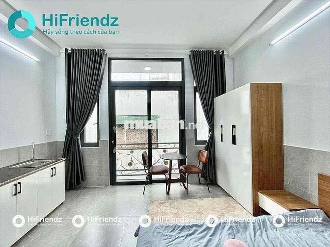 Khu Bảy Hiền - Studio 28m2 - Ban Công - Full Nội Thất - Tân Bình
