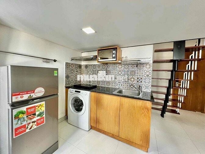 Cho thuê Duplex ngập sáng - máy giặt riêng Nam Kỳ Khởi Nghĩa Q3