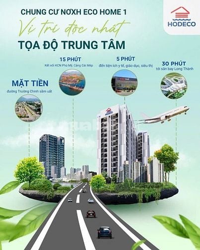Sở hữu “NHÀ THÀNH PHỐ” cùng Eco Home 1 Phú Mỹ Chỉ Từ 600tr. 0942882192