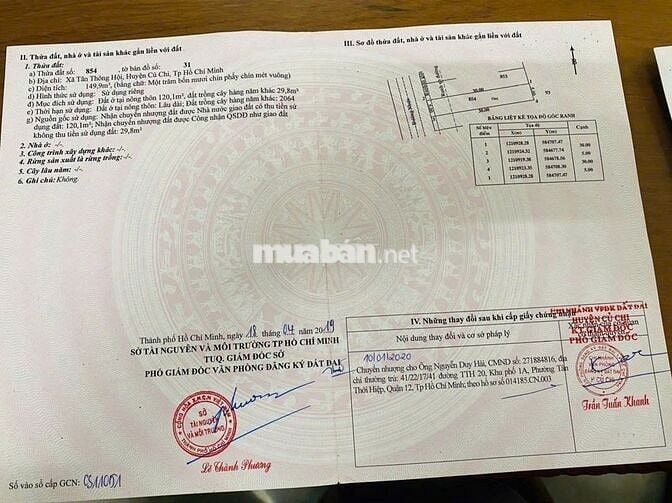 Cần bán lô đất đẹp Đ.Lê Minh Nhựt. DT 150m2 giá 1,2 tỷ, sổ hồng riêng