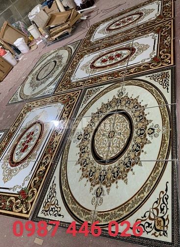 Gạch lát nền nhà thảm gạch đẹp trang trí