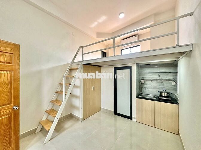 PHÒNG CÓ GÁC MỚI XÂY GẦN CÔNG VIÊN GIA ĐỊNH