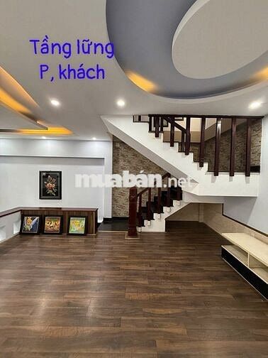 Nhà mới Xây khu vực gò vấp 1 trệt 1 lửng 3 lầu full nội thất