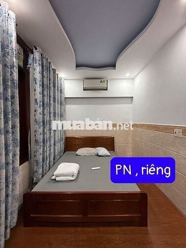 Nhà mới Xây khu vực gò vấp 1 trệt 1 lửng 3 lầu full nội thất