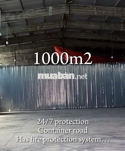 Kho diện tích lớn lên đến 1000m2 ở Nguyễn Hữu Thọ cần cho thuê gấp