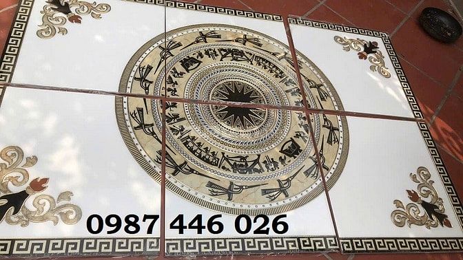 Gạch lát nền nhà thảm gạch đẹp trang trí