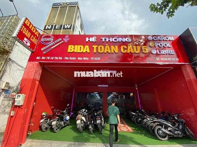 Sang quán Bida đang hoạt động khu đắc Lê Thị Hà Hóc Môn