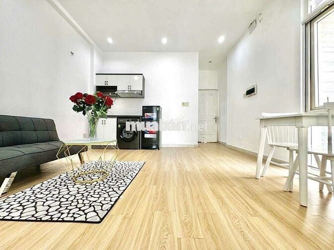 🌈Cho thuê 2pn1pk gần ngã tư hàng xanh✨️full nội thất⚡️bancol thoáng