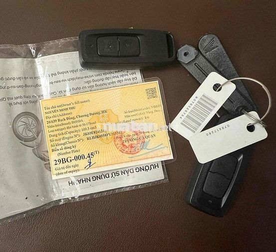 Honda Vision bản cổ điển đi 7000km  biển HN