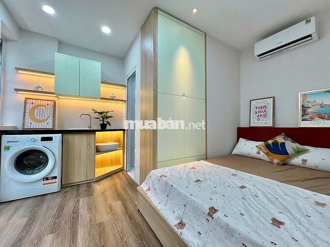 STUDIO MỚI NGAY SÂN BAY, CÔNG VIÊN LÊ THỊ RIÊNG FULL NT MÁY GIẶT RIÊNG