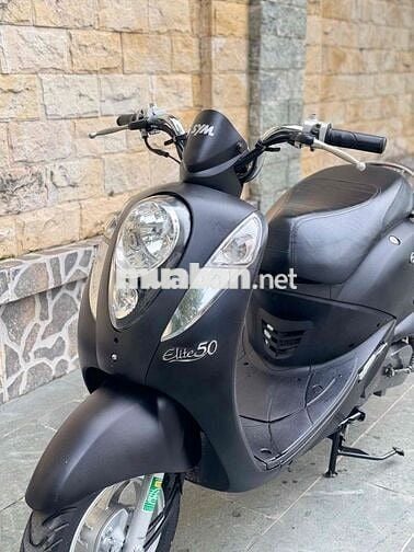 Elite 50cc đen nhám 2023 mới lướt zin 100%
