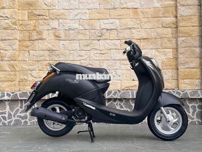 Elite 50cc đen nhám 2023 mới lướt zin 100%
