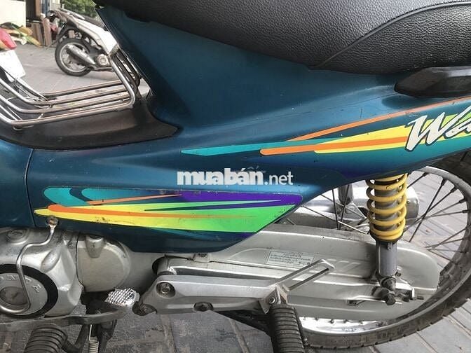 Xe máy Honda Wave Thái 100 màu xanh