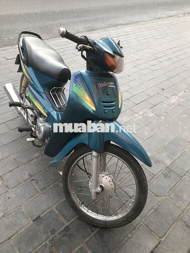 Xe máy Honda Wave Thái 100 màu xanh