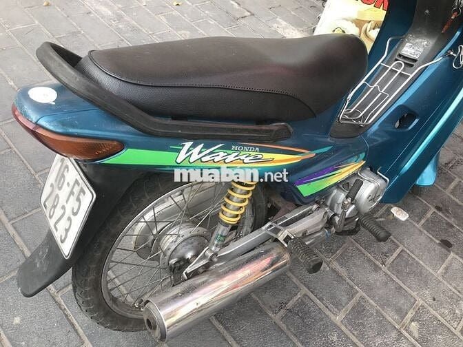 Xe máy Honda Wave Thái 100 màu xanh