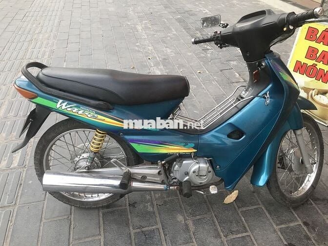 Xe máy Honda Wave Thái 100 màu xanh