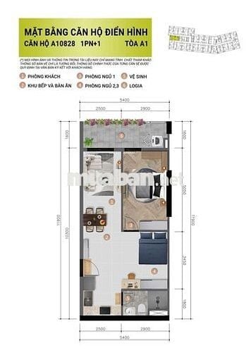 2PN THANH TOÁN 800 TRIỆU (25%) NHẬN NHÀ NGAY - CORA TOWER