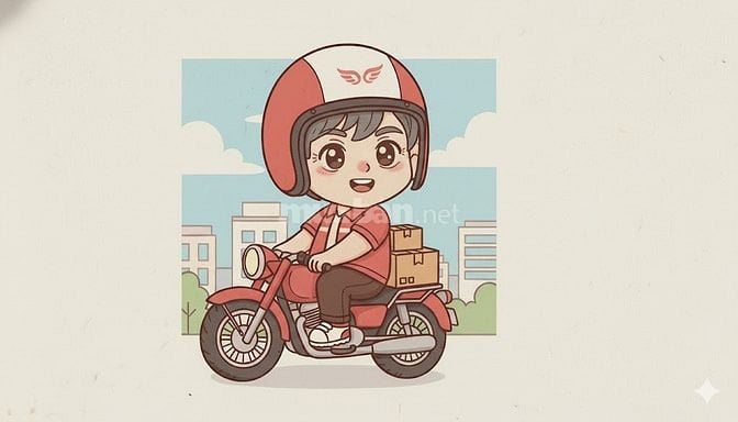 Tuyển GẤP nam lao động phổ thông và giao hàng cho tiệm thuốc tại Q5