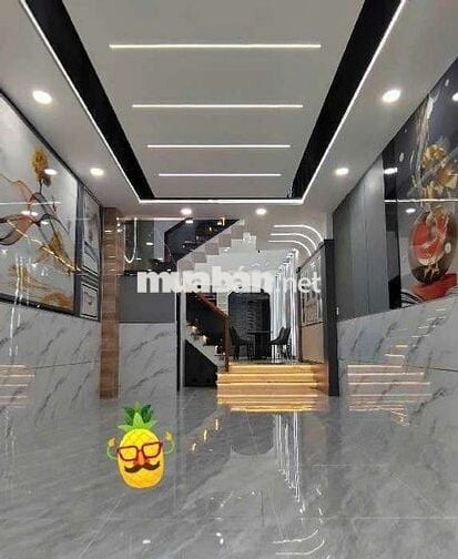 BÁN NHÀ HXH, XÂY MỚI HIỆN ĐẠI 4TẦNG 4PN 5WC, BẾP LỬNG NGƯỢC, GARA ÔTÔ