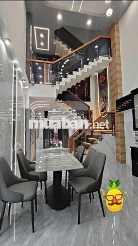 BÁN NHÀ HXH, XÂY MỚI HIỆN ĐẠI 4TẦNG 4PN 5WC, BẾP LỬNG NGƯỢC, GARA ÔTÔ