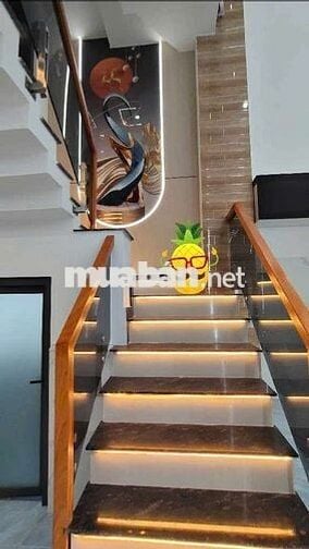 BÁN NHÀ HXH, XÂY MỚI HIỆN ĐẠI 4TẦNG 4PN 5WC, BẾP LỬNG NGƯỢC, GARA ÔTÔ