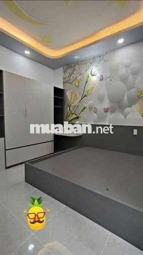 BÁN NHÀ HXH, XÂY MỚI HIỆN ĐẠI 4TẦNG 4PN 5WC, BẾP LỬNG NGƯỢC, GARA ÔTÔ