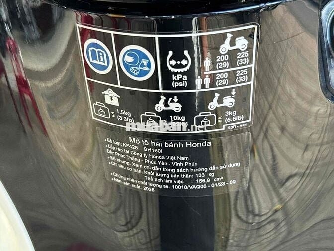 Sh 08/2025 (160cc _ABS) 1k km mới 99%  chủ phố